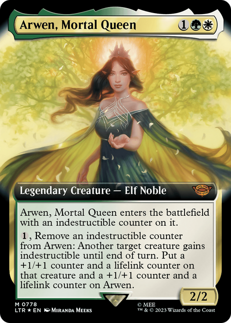 Arwen, Mortal Queen (Extended Art) (Surge Foil) [The Lord of the